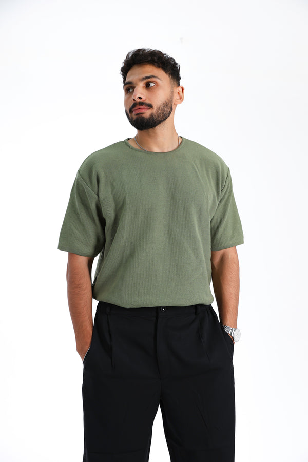 Knitted Round T-Shirt
