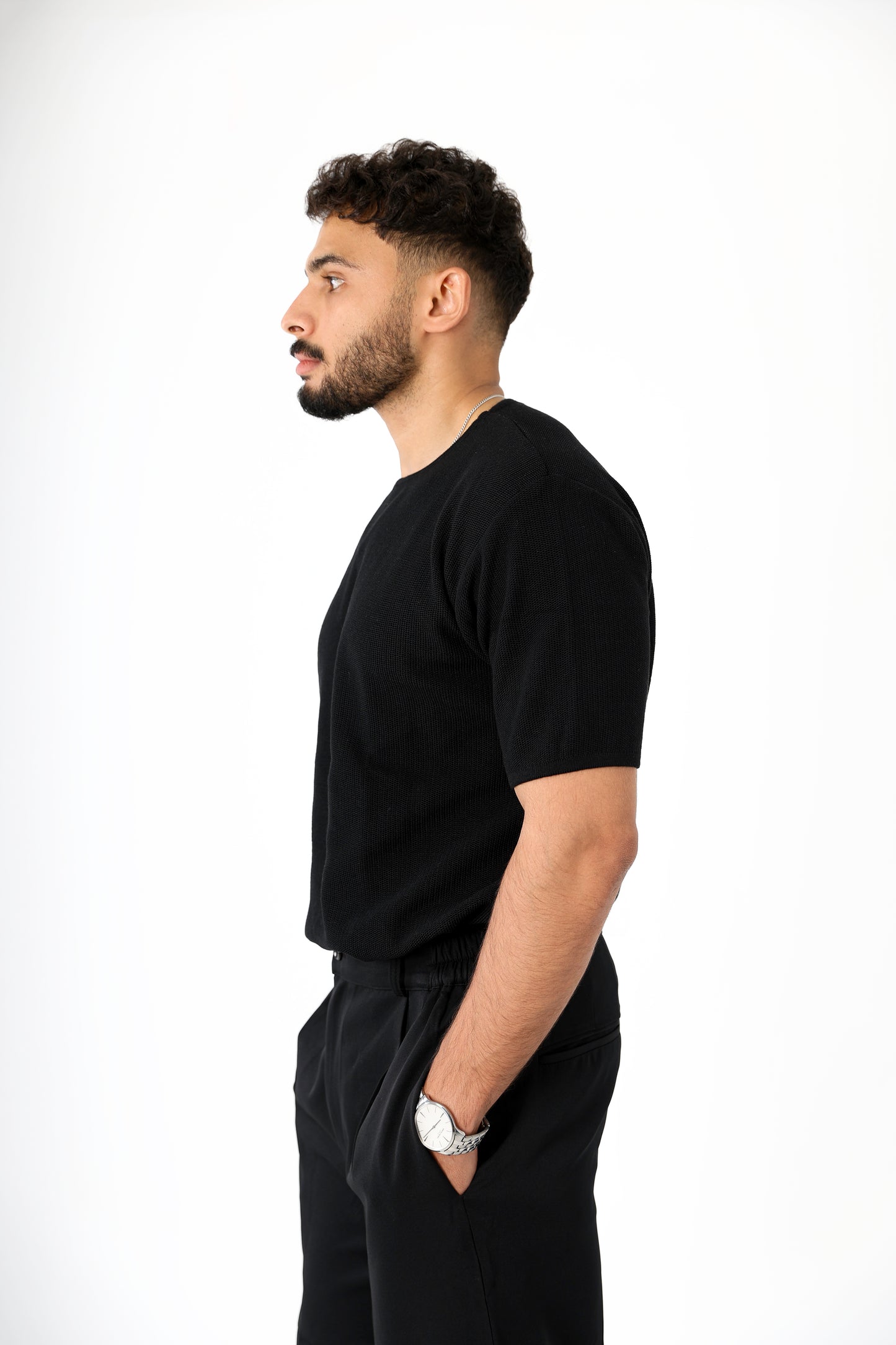 Knitted Round T-Shirt