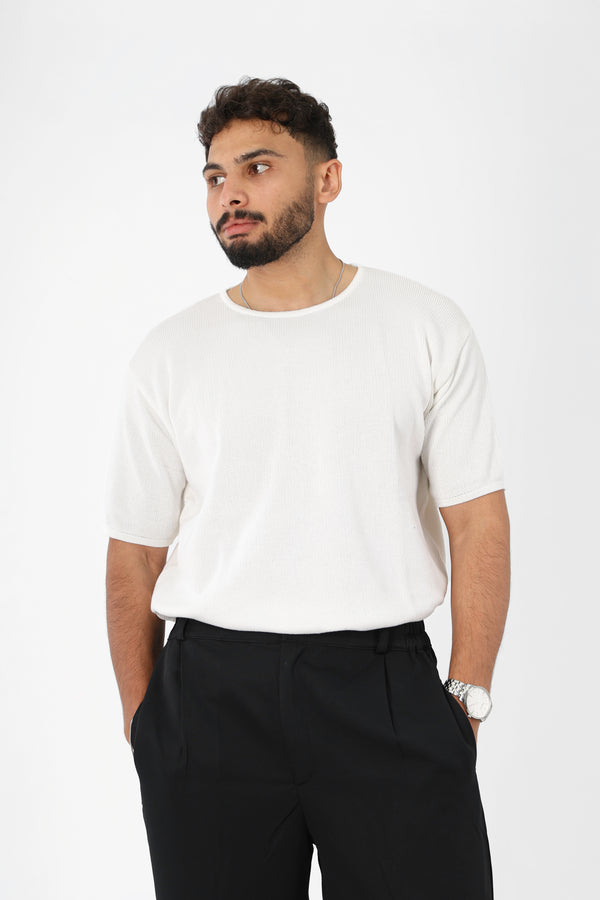 Knitted Round T-Shirt