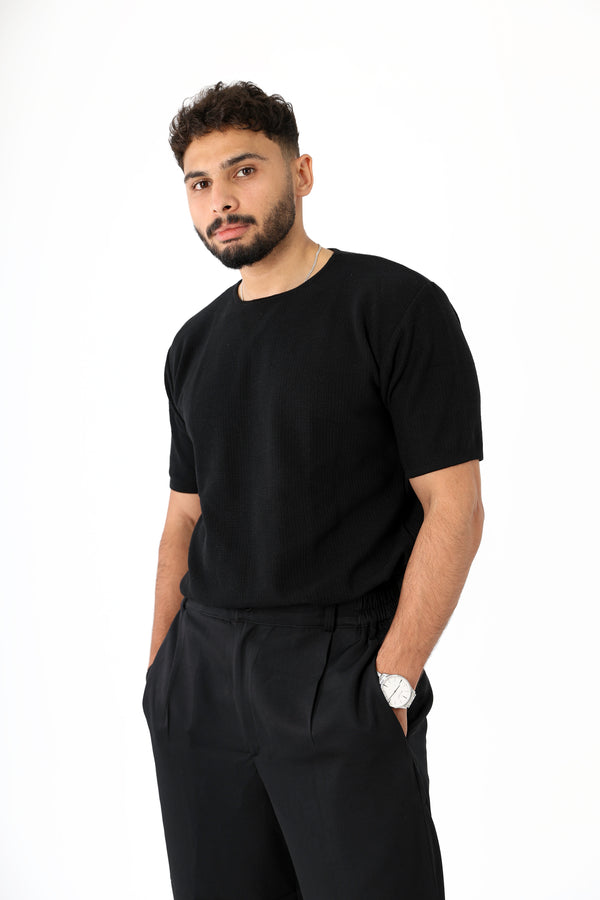 Knitted Round T-Shirt